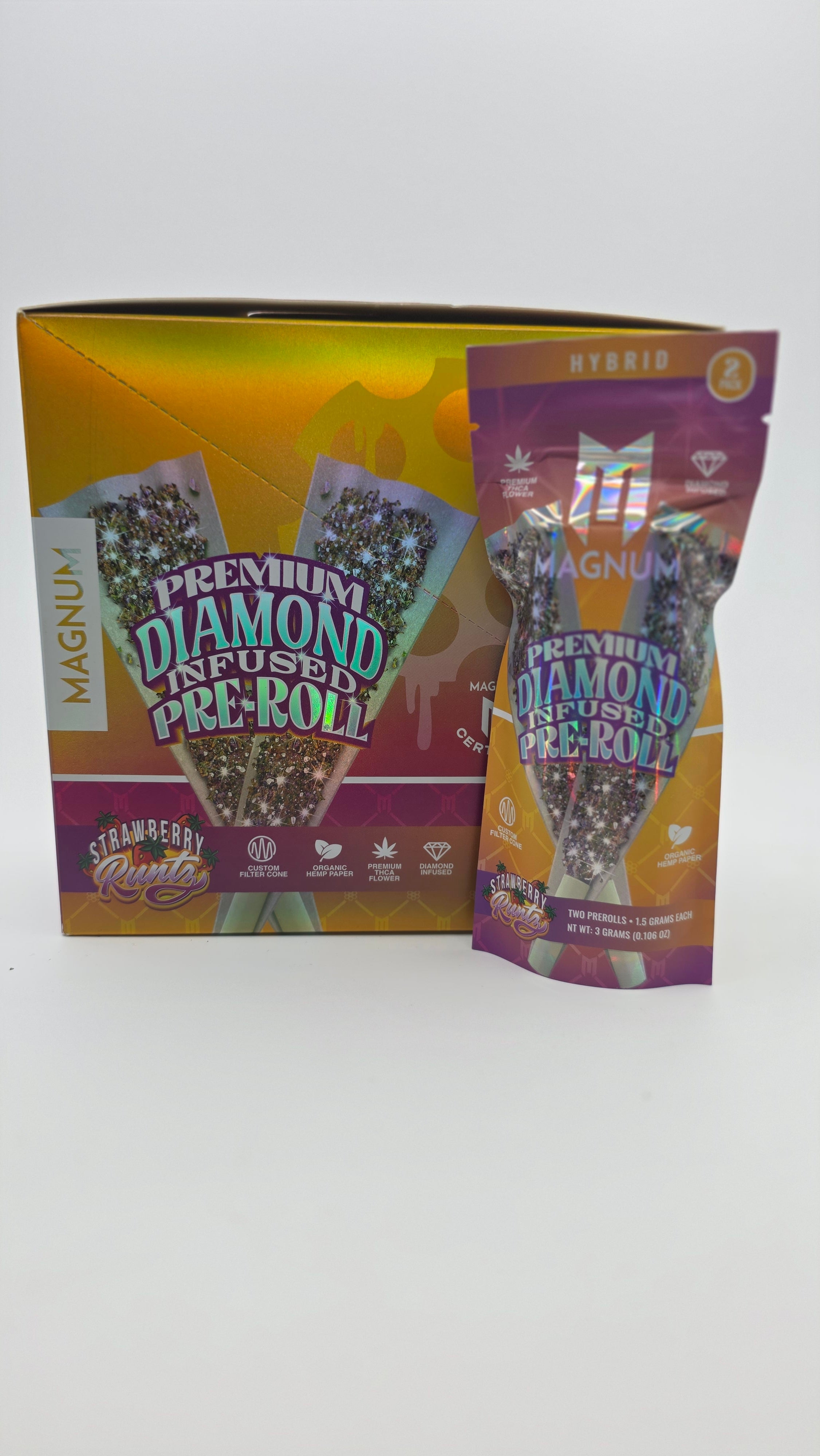 Strawberry Runtz Diamond Infused Prerolls